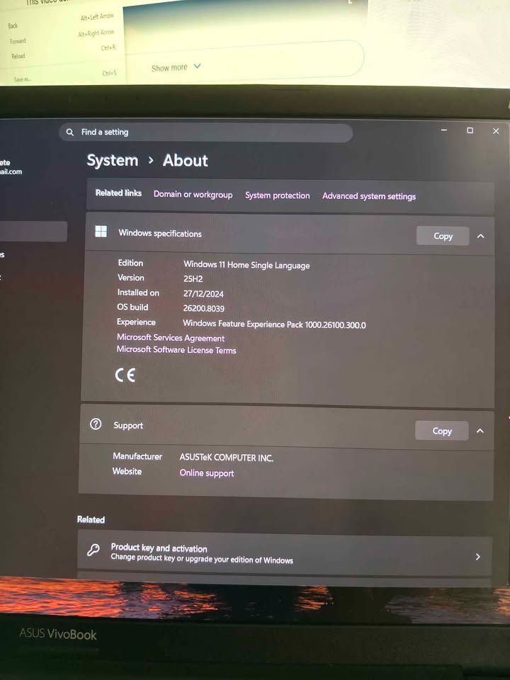 ASUS LAPTOP AMD RYZEN 5