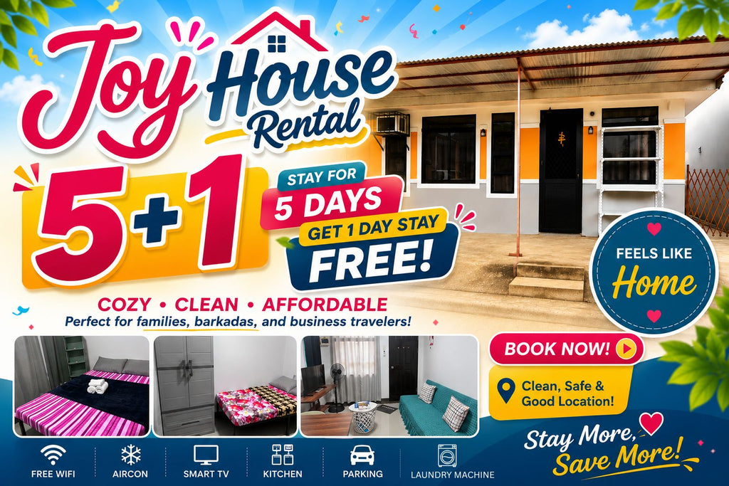 JOY HOUSE RENTAL 5+1 PROMO